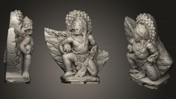Figurines simple (Garuda Statue, STKPR_0514) 3D models for cnc
